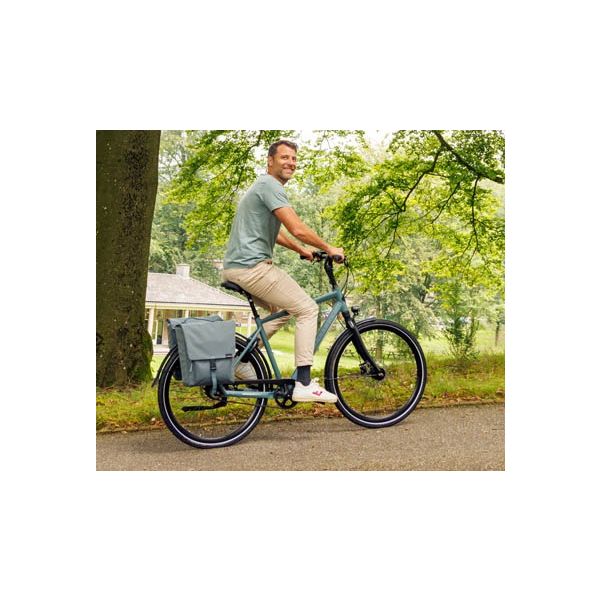 Nieuw tas looxs tulum dubbel grijs groen | 32l