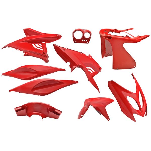 Rand Plaatset Aerox tot bj. 2014 9 delig Ferrari rood
