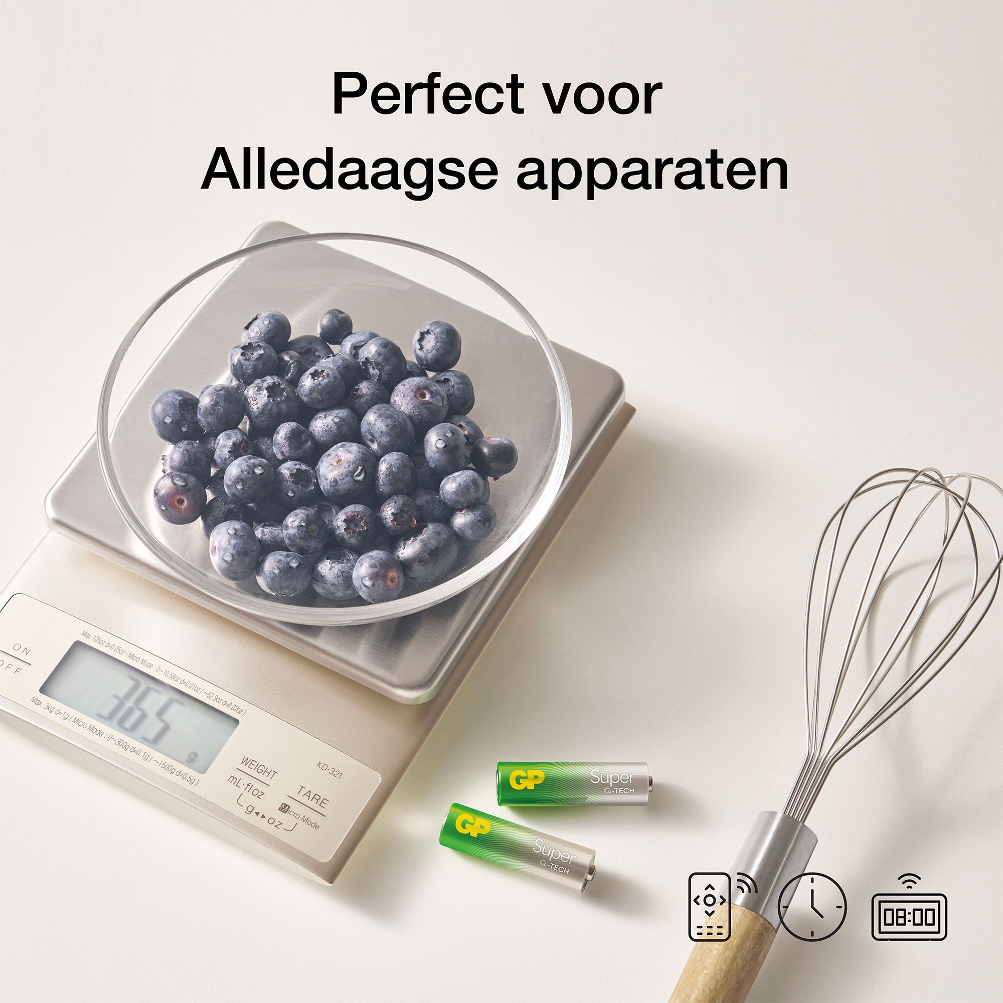 Gp super alkaline aaa-batterijen 4pk