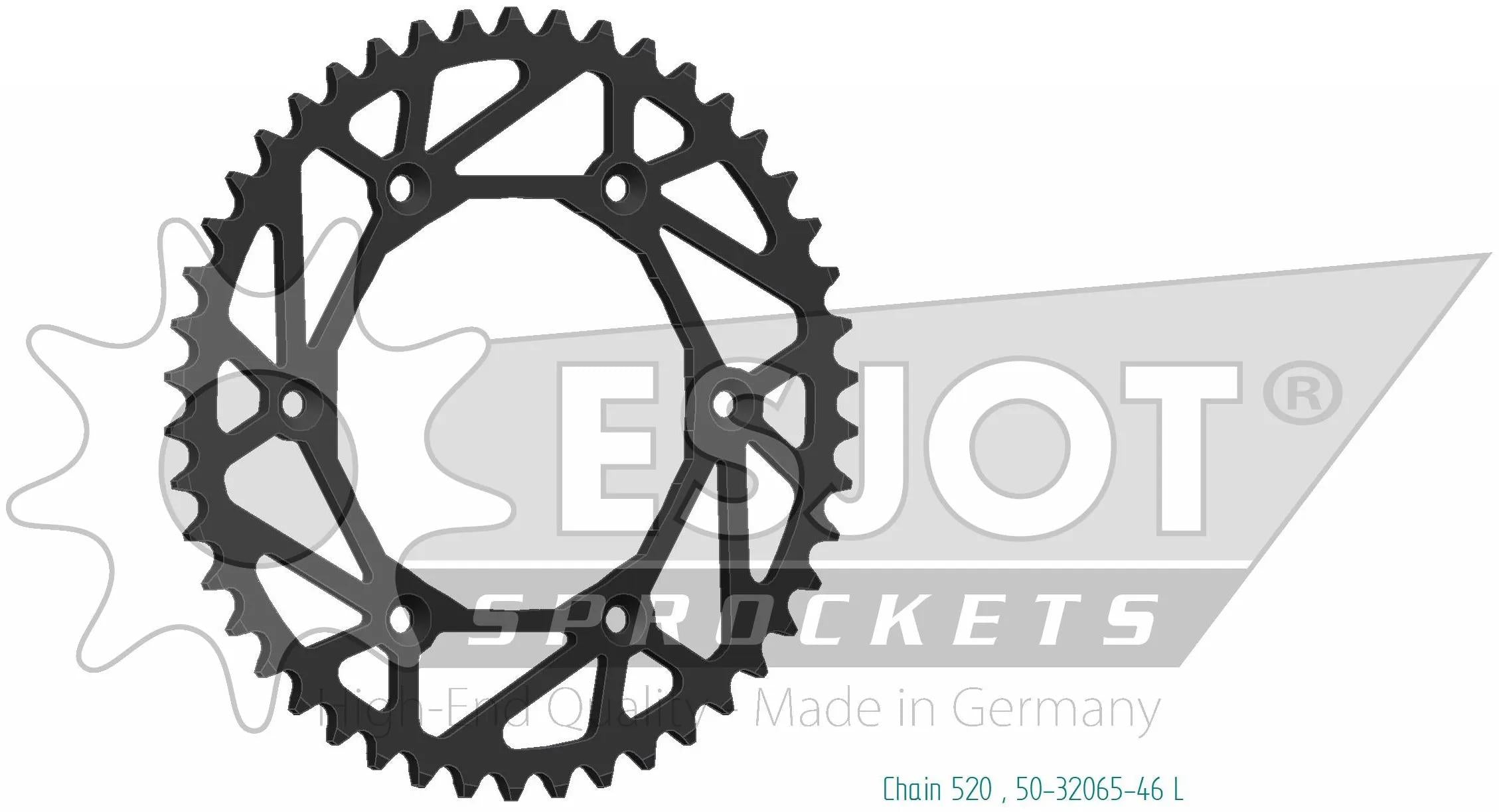 Esjot chain wheel 520 46z steel superlight
