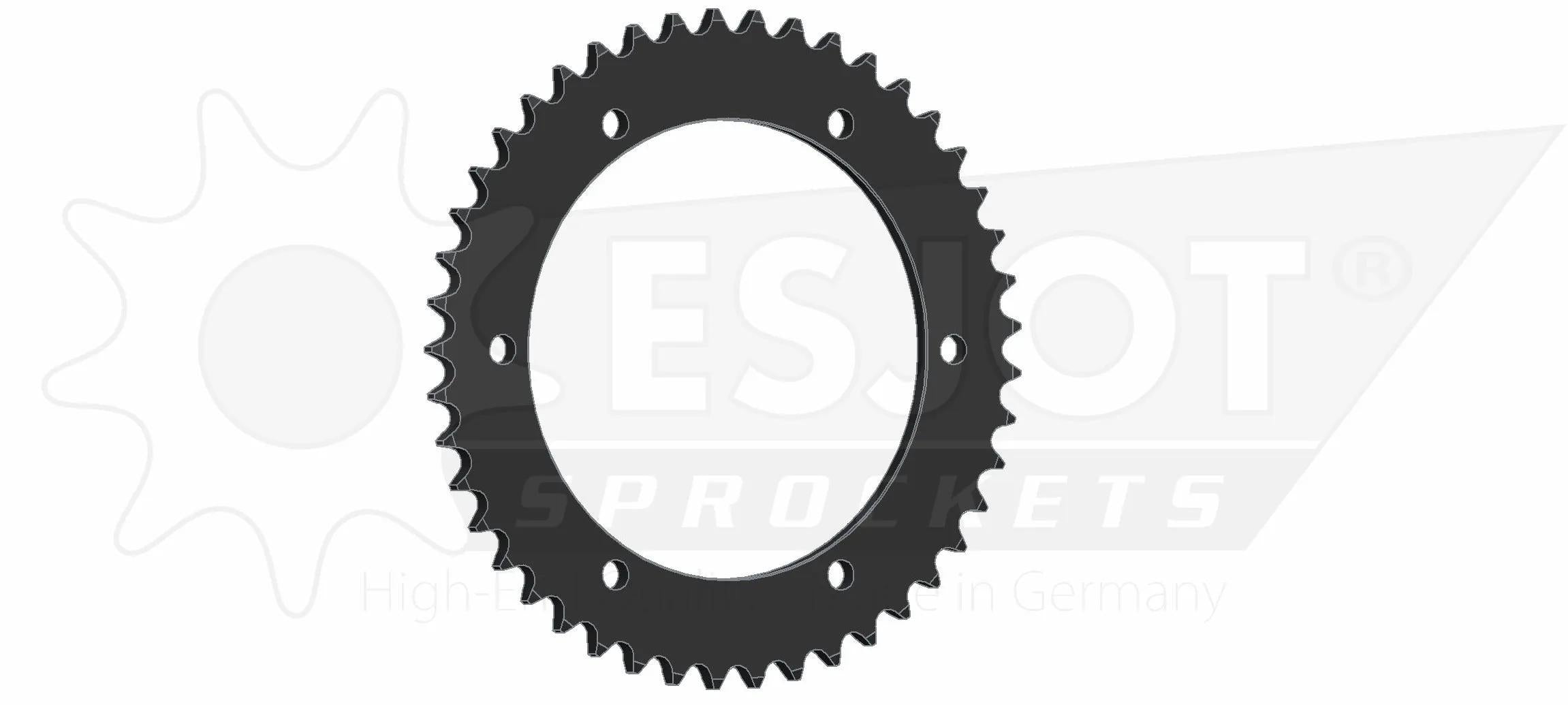 Esjot chain wheel 525 45z steel black