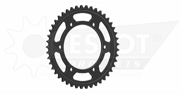 Esjot chain wheel afam 530 44z steel black
