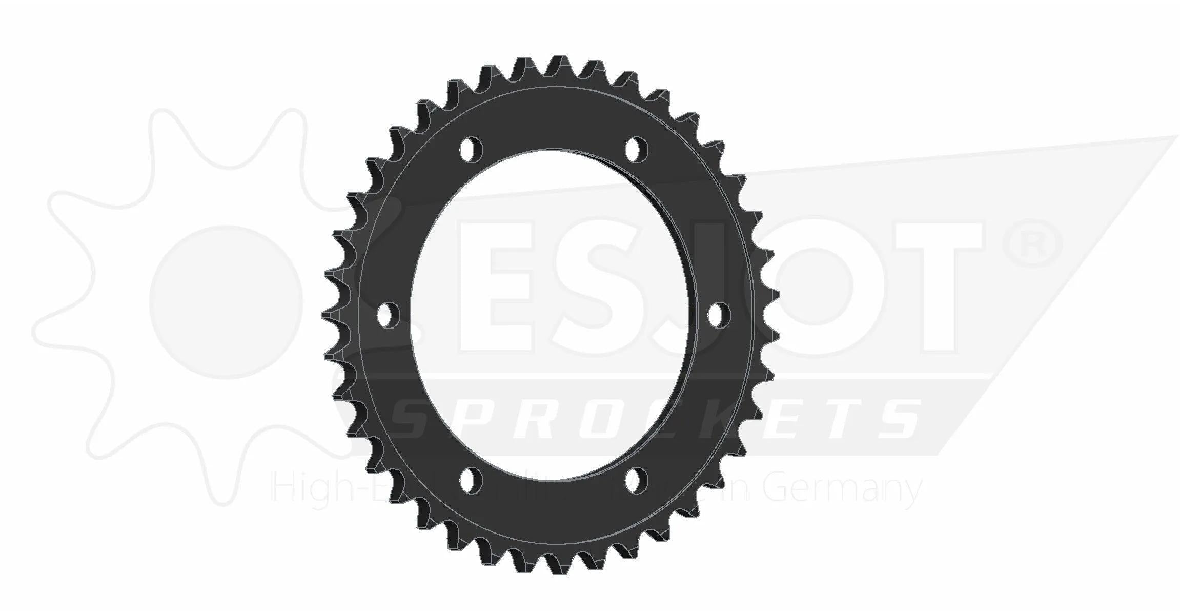 Esjot chain wheel 530 43z steel black