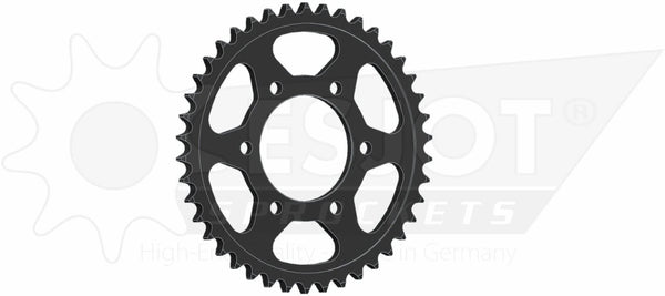 Esjot chain wheel 530 46z steel black