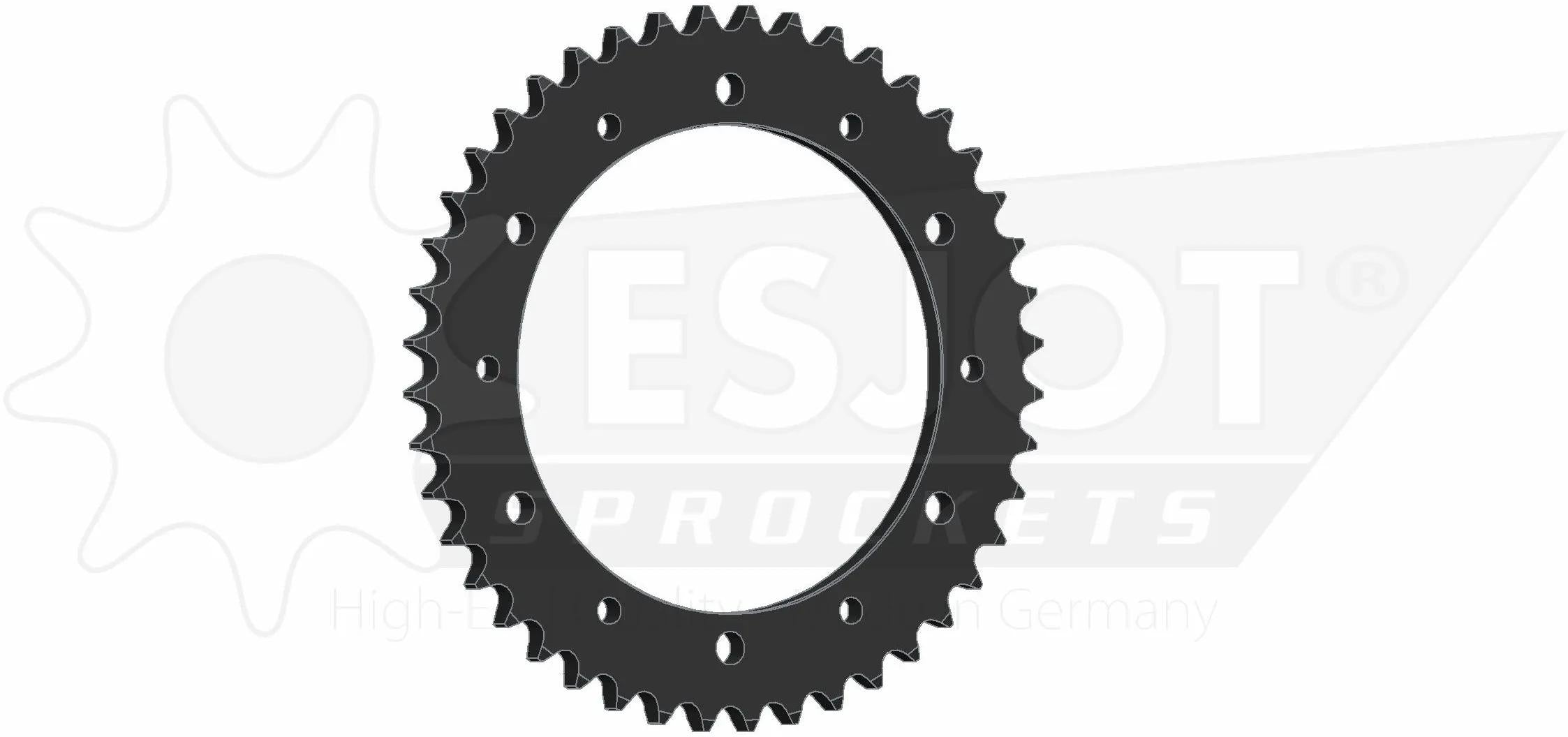 Esjot chain wheel 530 43z steel black