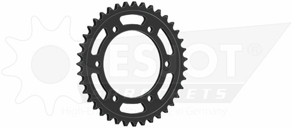 Esjot chain wheel 530 38z steel black