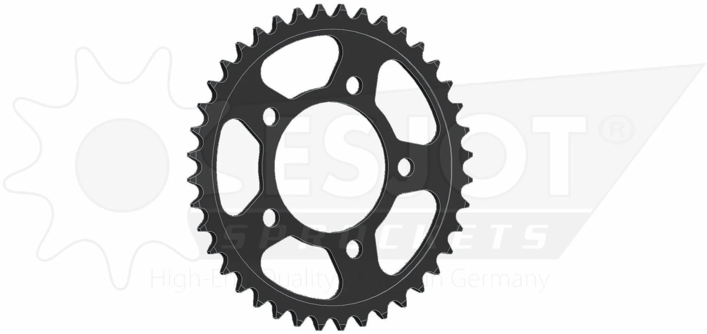 Esjot chain wheel 520 36z steel black