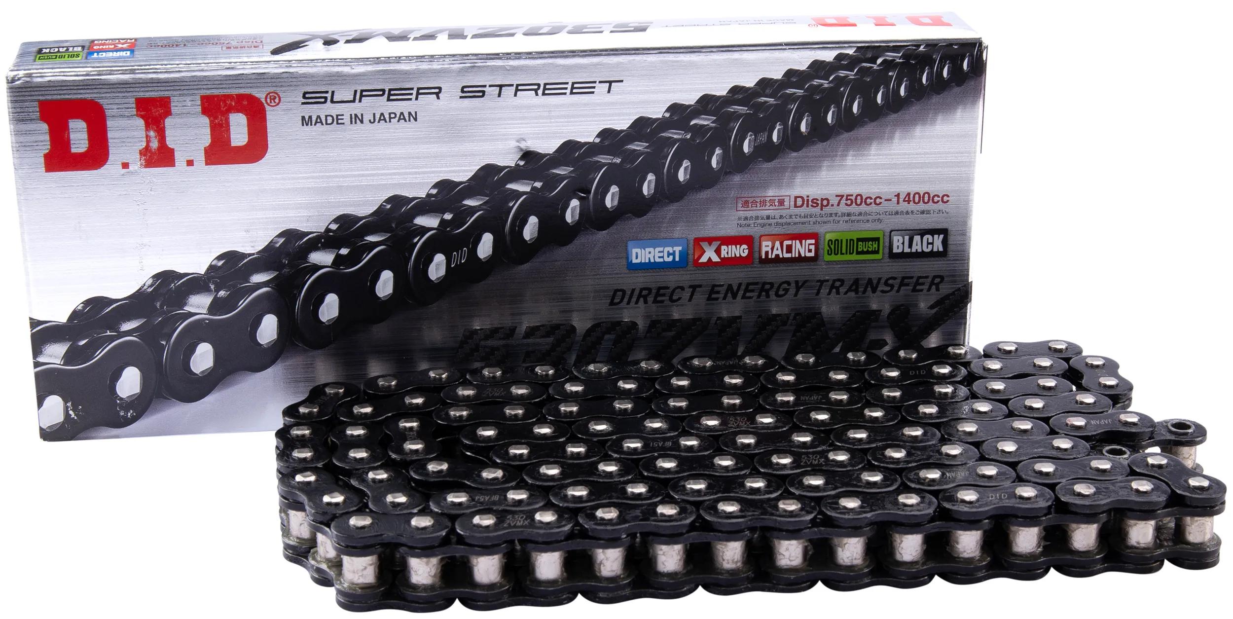 D.i.d chain did 530 zvmx 120 n black raven open