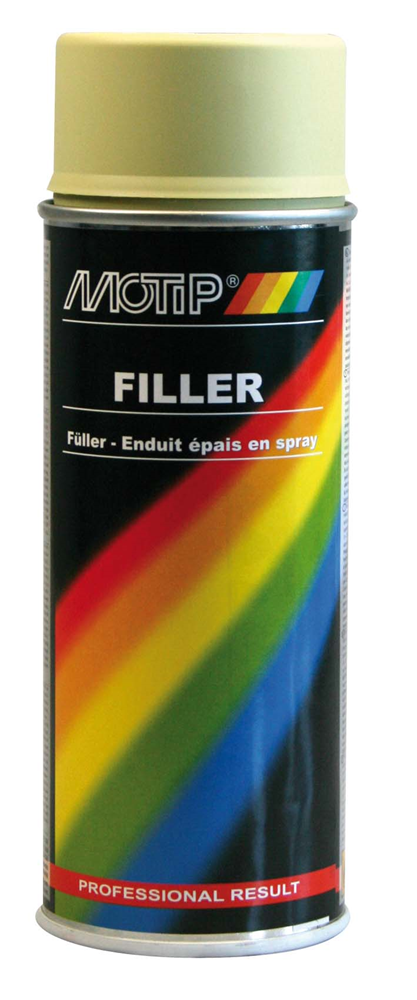 Spuitbus 400ml Filler Geel