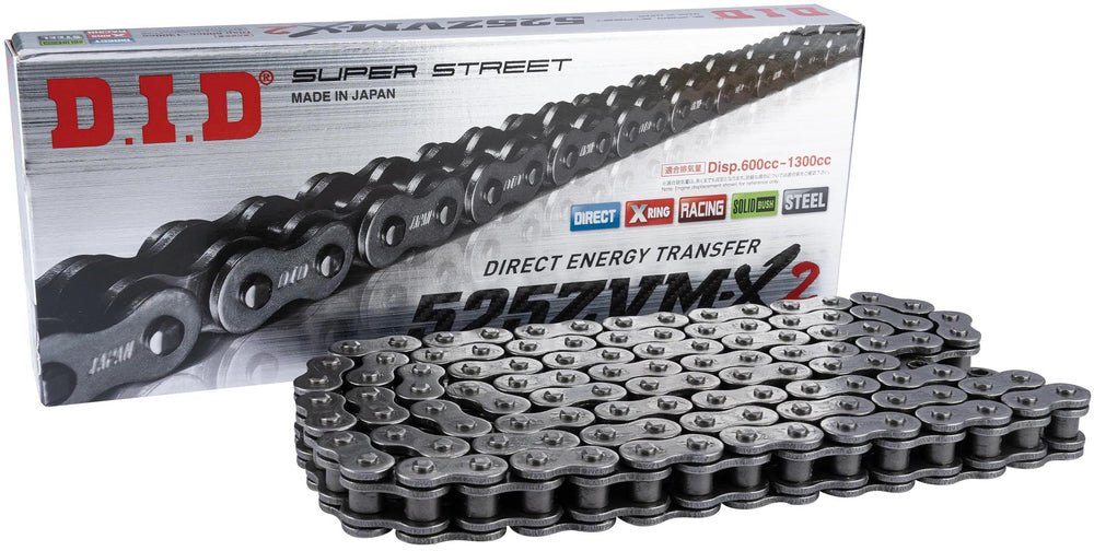 D.i.d chain did 525 zvmx2 118n grey open