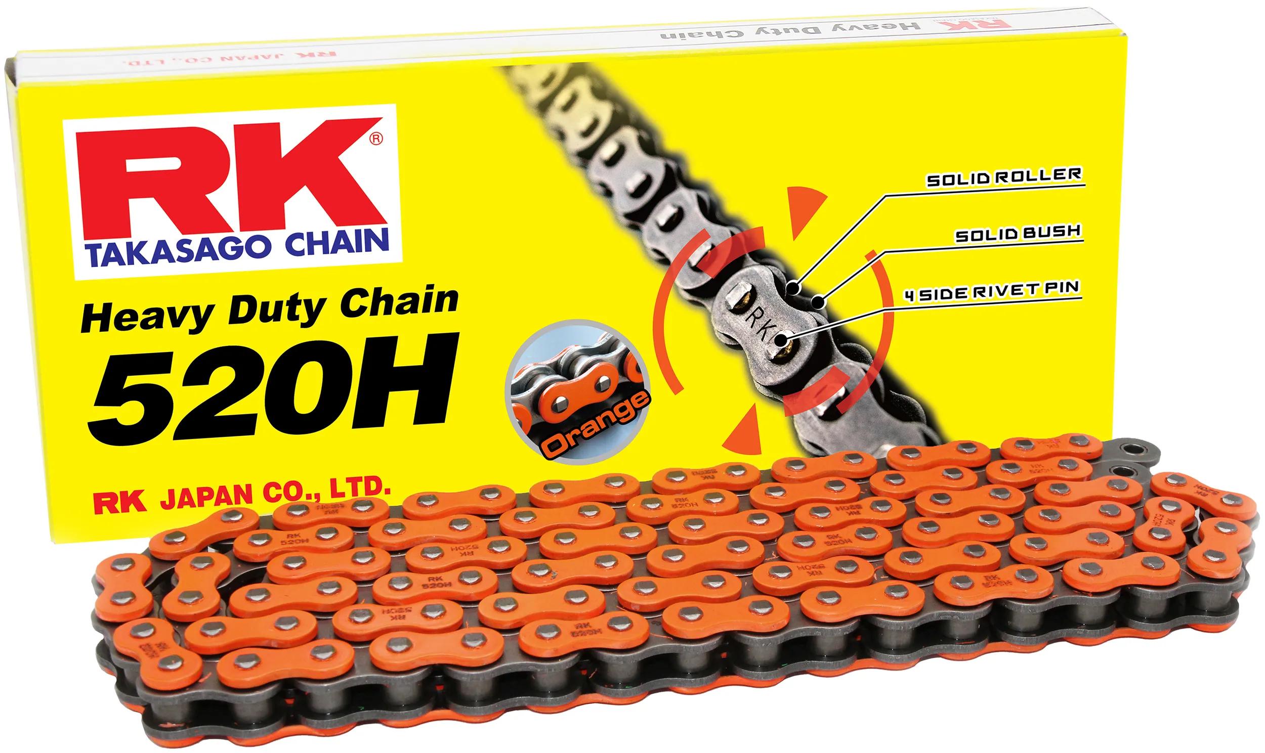 Rk chain 520 h 114 c orange black open