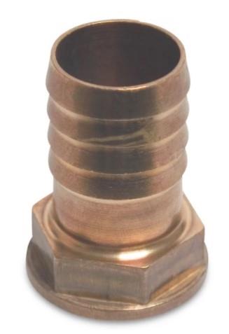 Slangpilaar messing 1 x25mm binnendraad | 10 stuks