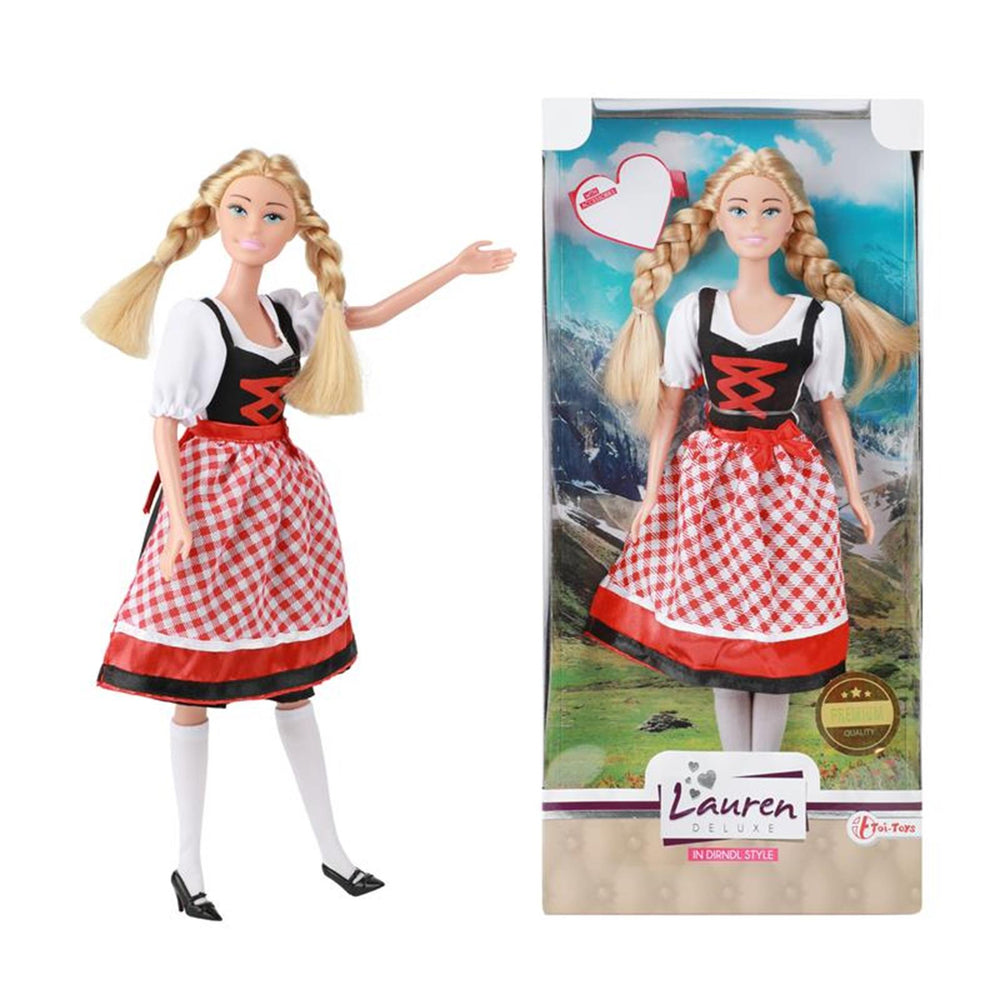 Toi-toys toi toys lauren tienerpop in klederdracht dirndl