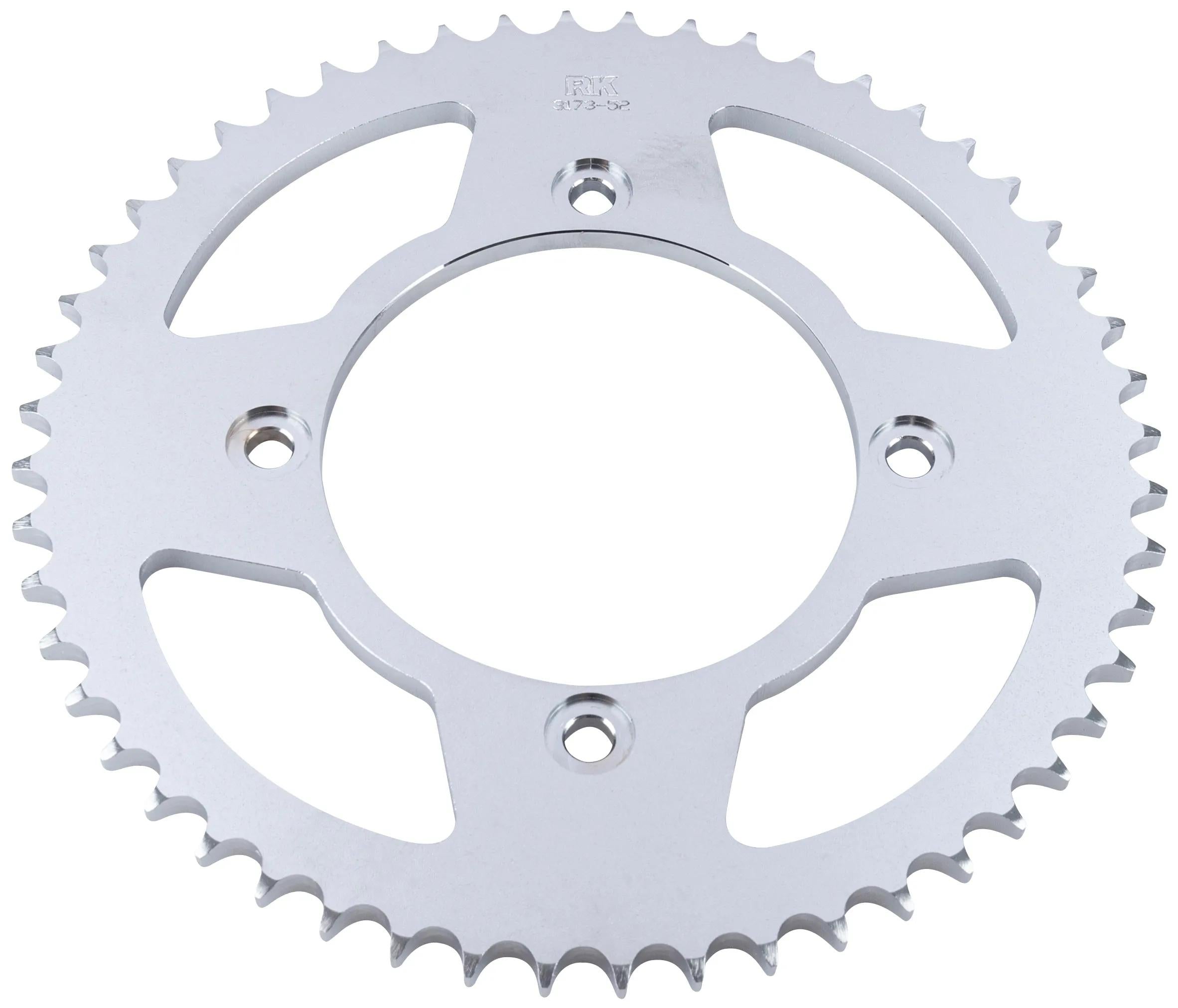Rk chain wheel 428 52z steel silver