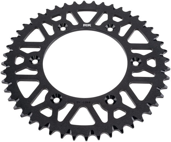 Rk chain wheel 520 48z aluminum black anodized