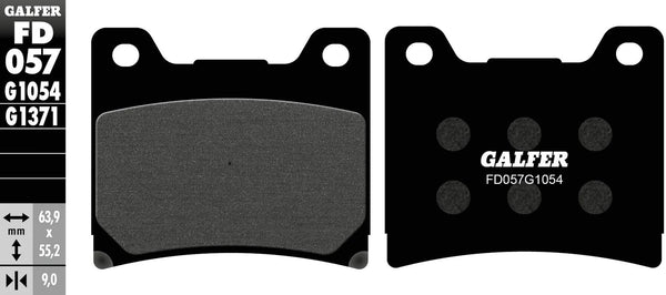 Galfer remblokken fd057 brake pad fd057 g1054 organic