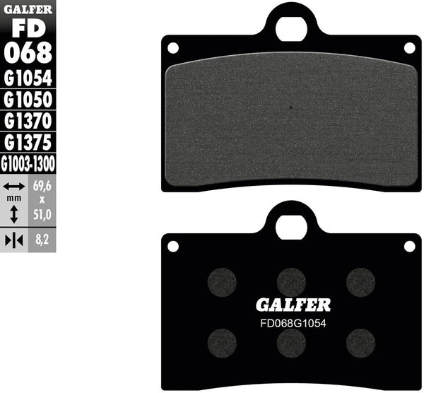 Galfer remblokken fd068 brake pad fd068 g1054 organic