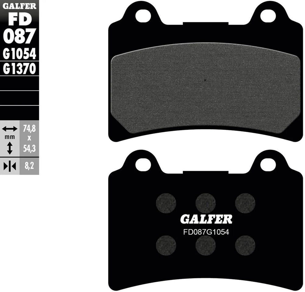 Galfer remblokken fd087 brake pad fd087 g1054 organic