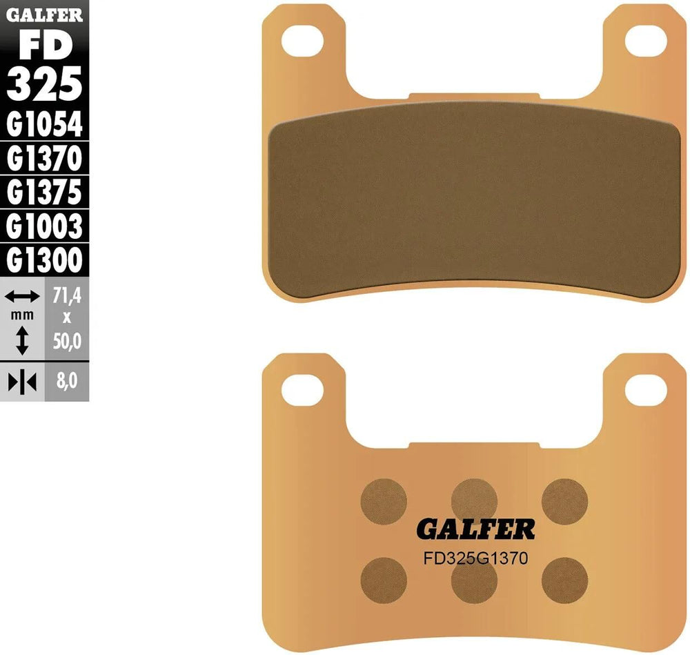 Galfer remblokken fd325 sintered brake pad fd325 g1370