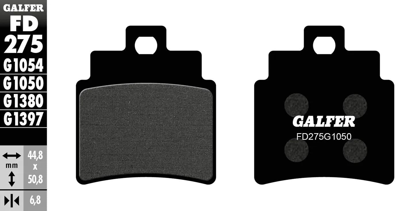 Galfer bremsbelag fd275 brake pad fd275 g1050 organic scooter