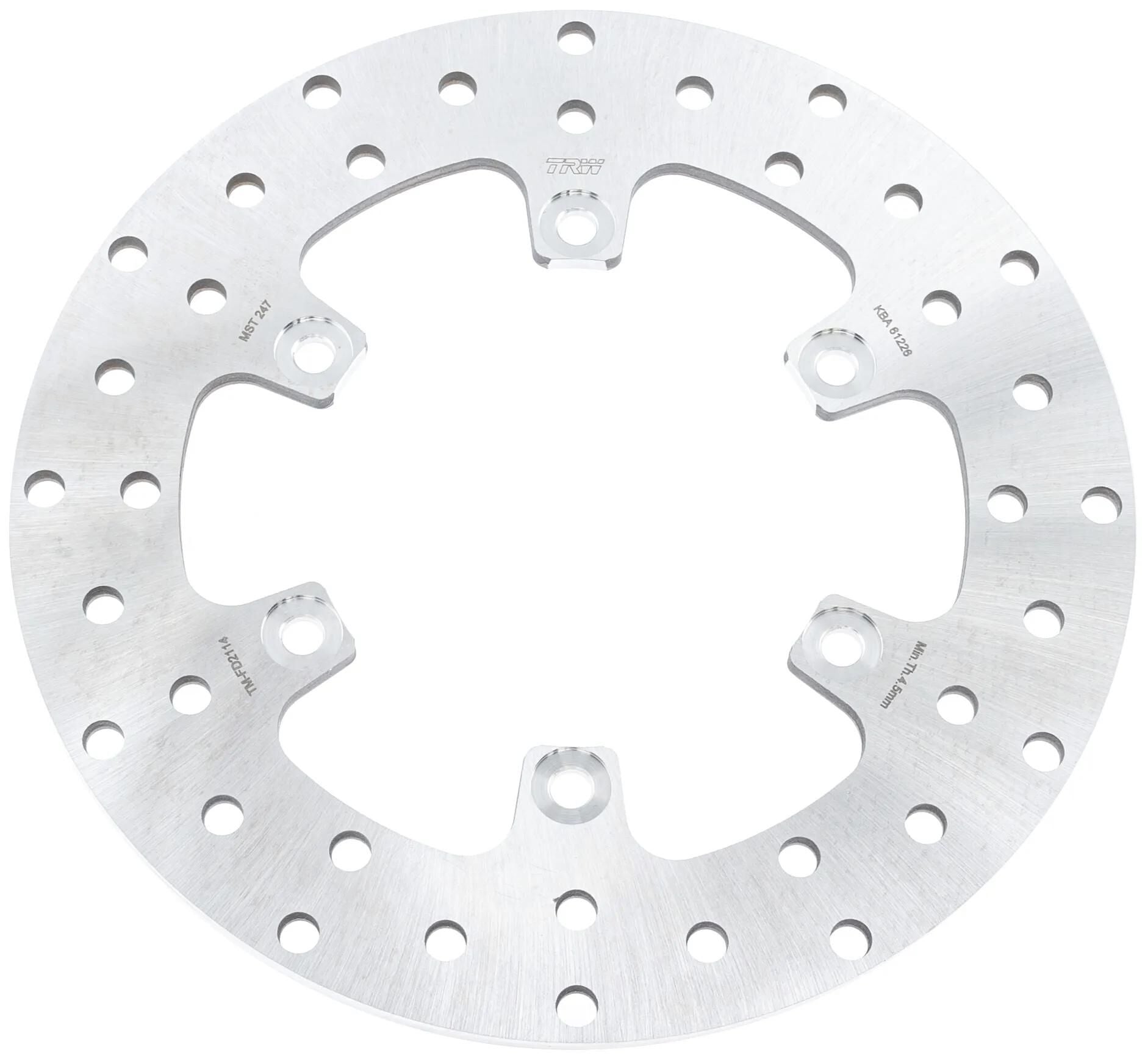 Trw bremsscheibe mst247 rotor mst247 rigid