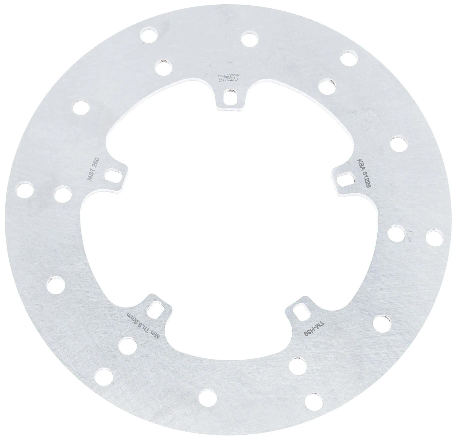 Trw bremsscheibe mst260 rotor mst260 rigid