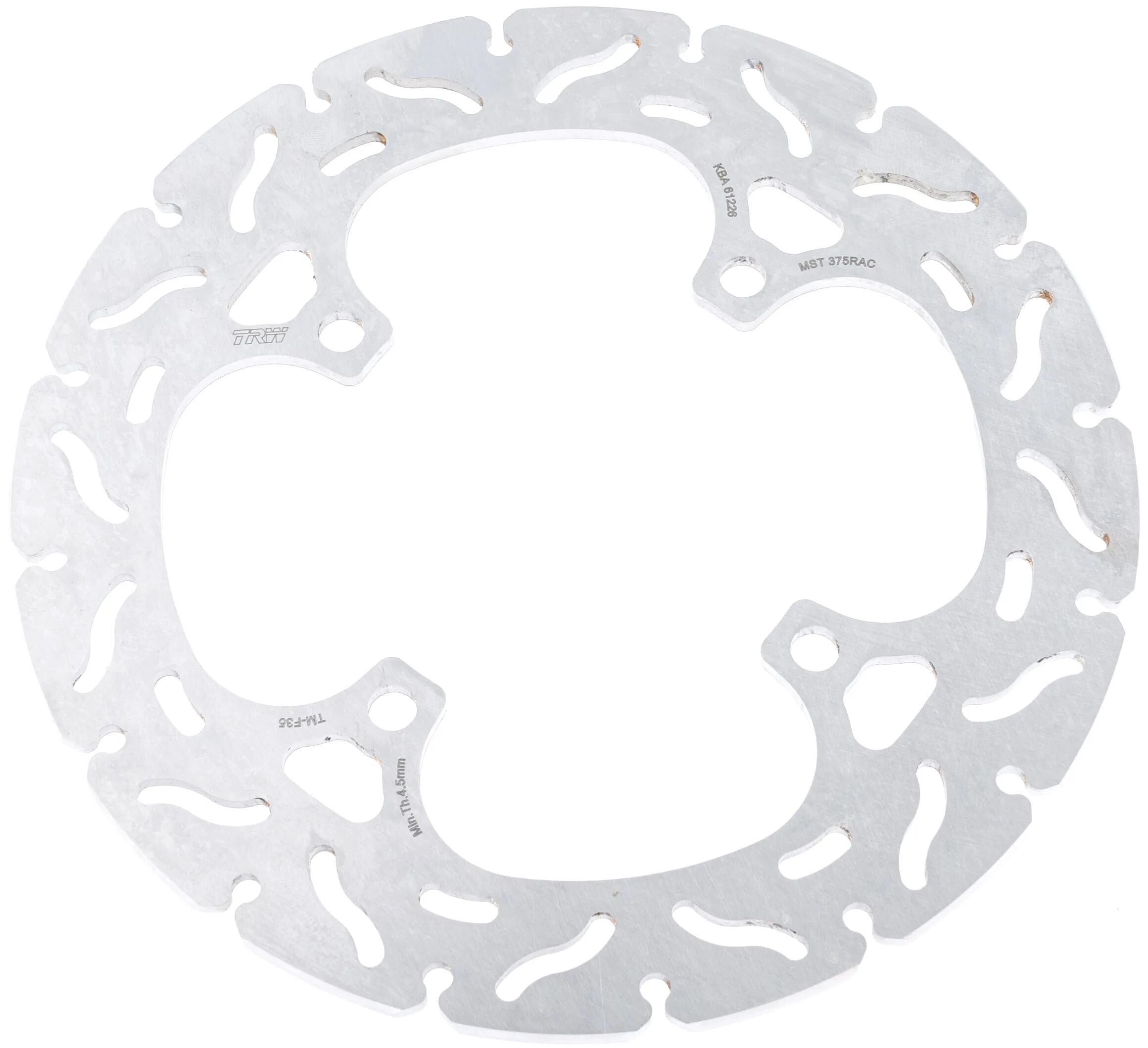 Trw bremsscheibe mst375rac rotor mst375rac rigid