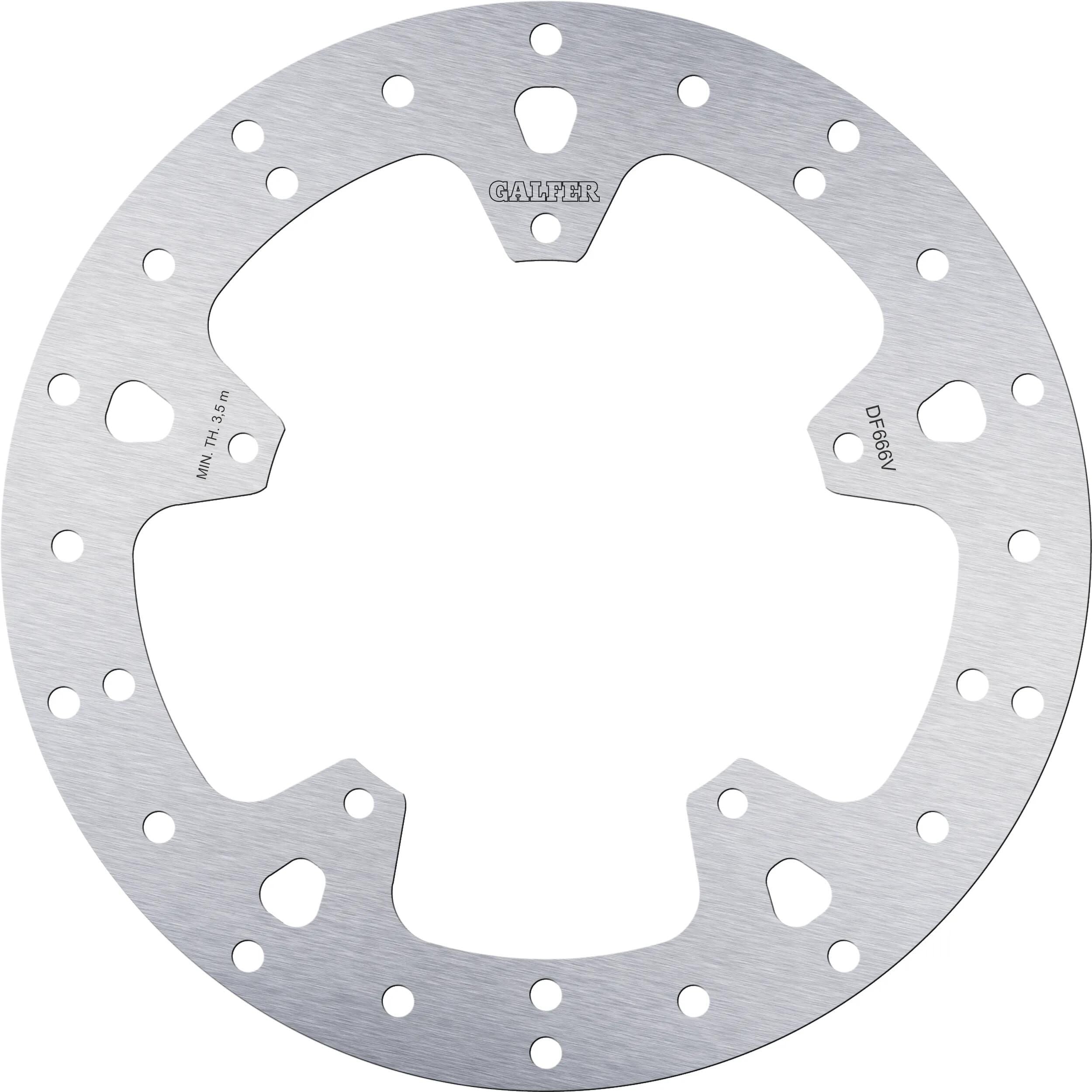 Galfer bremsscheibe df666 rotor df666 type v rigid