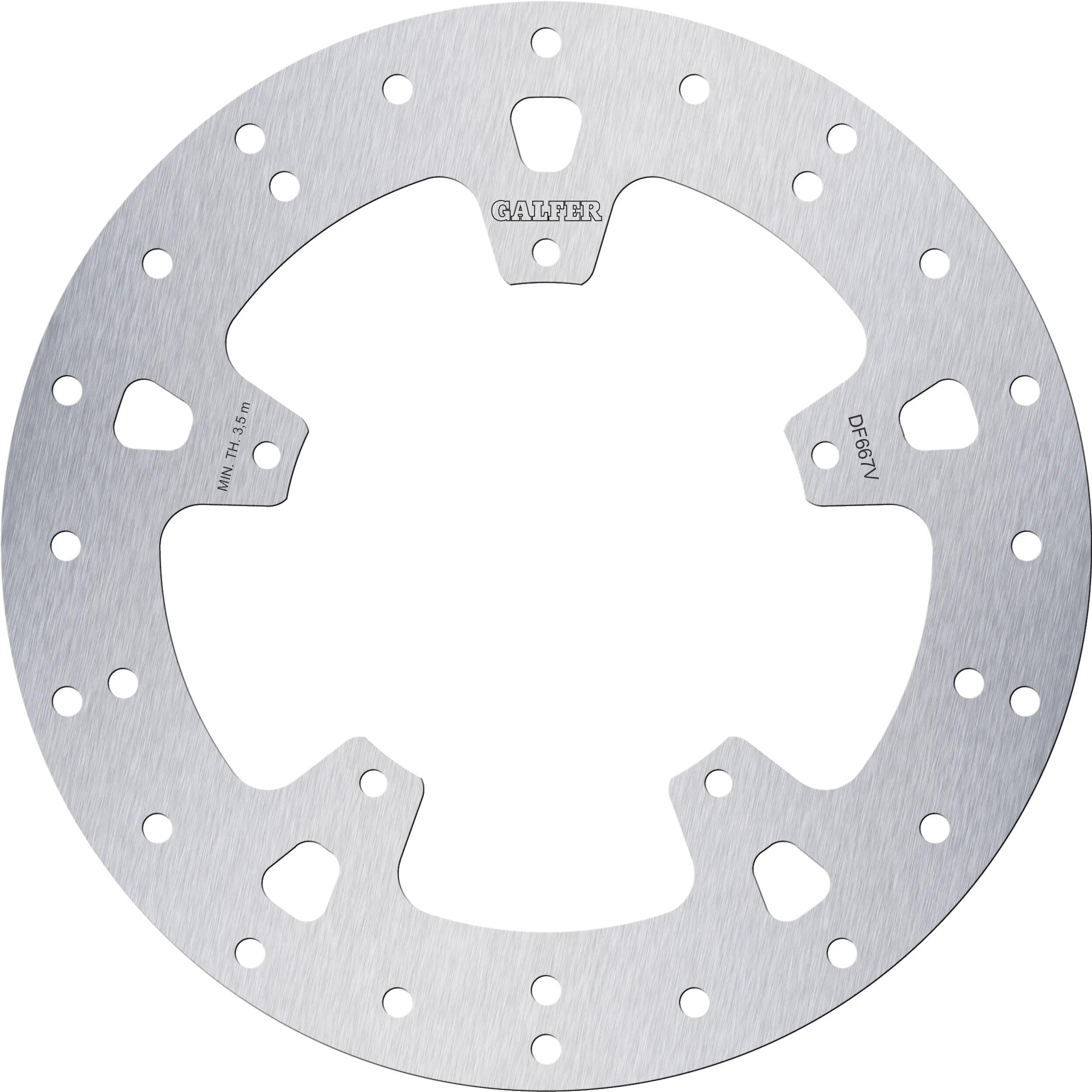 Galfer bremsscheibe df667 rotor df667 type v rigid