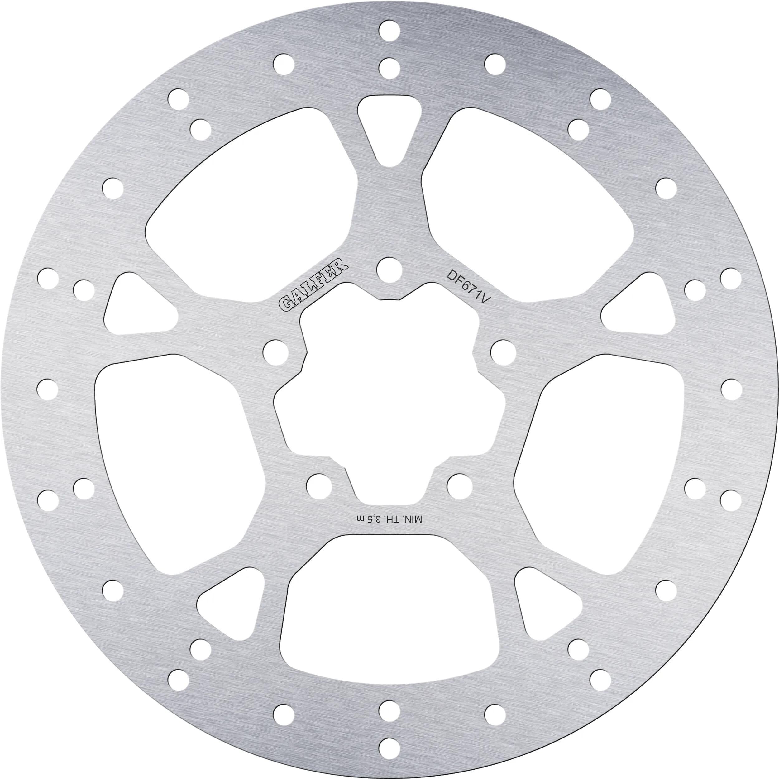 Galfer bremsscheibe df671 rotor df671 type v ridig