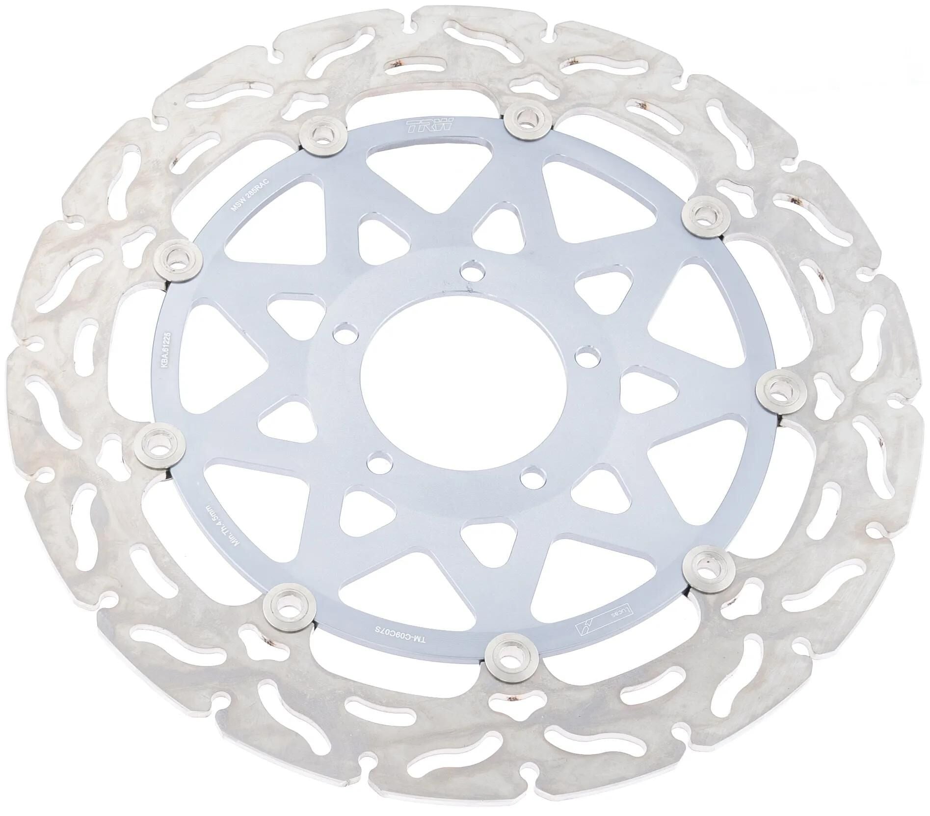 Trw remschijf msw285rac rotor brake rotors ra floating down