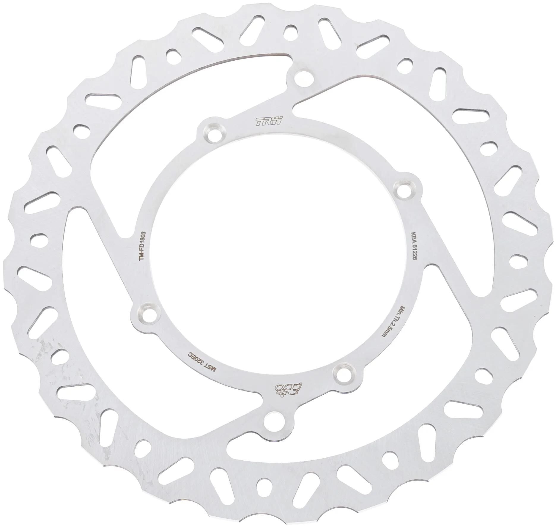 Trw bremsscheibe mst320ec rotor mst320ec rigid
