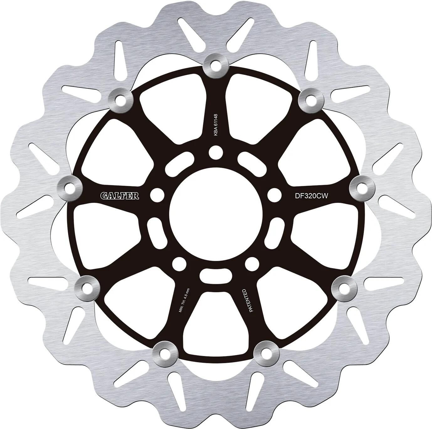 Galfer bremsscheibe df320 rotor df320 type cw floating