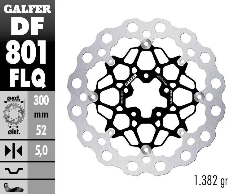 Galfer bremsscheibe df801 rotor brake rotors floating r90r