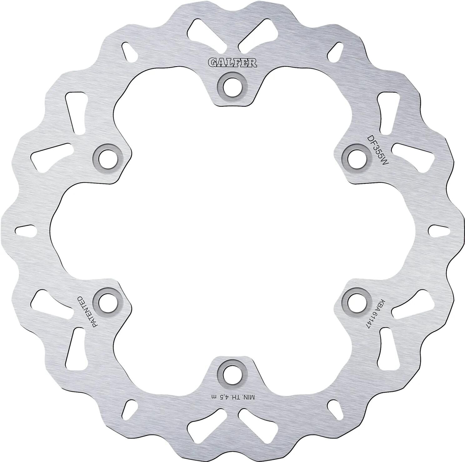 Galfer bremsscheibe df355 rotor df355 type w rigid