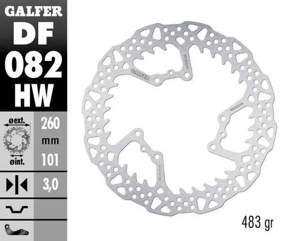 Galfer bremsscheibe df082 wave rotor df082 hw offroad rigid shark
