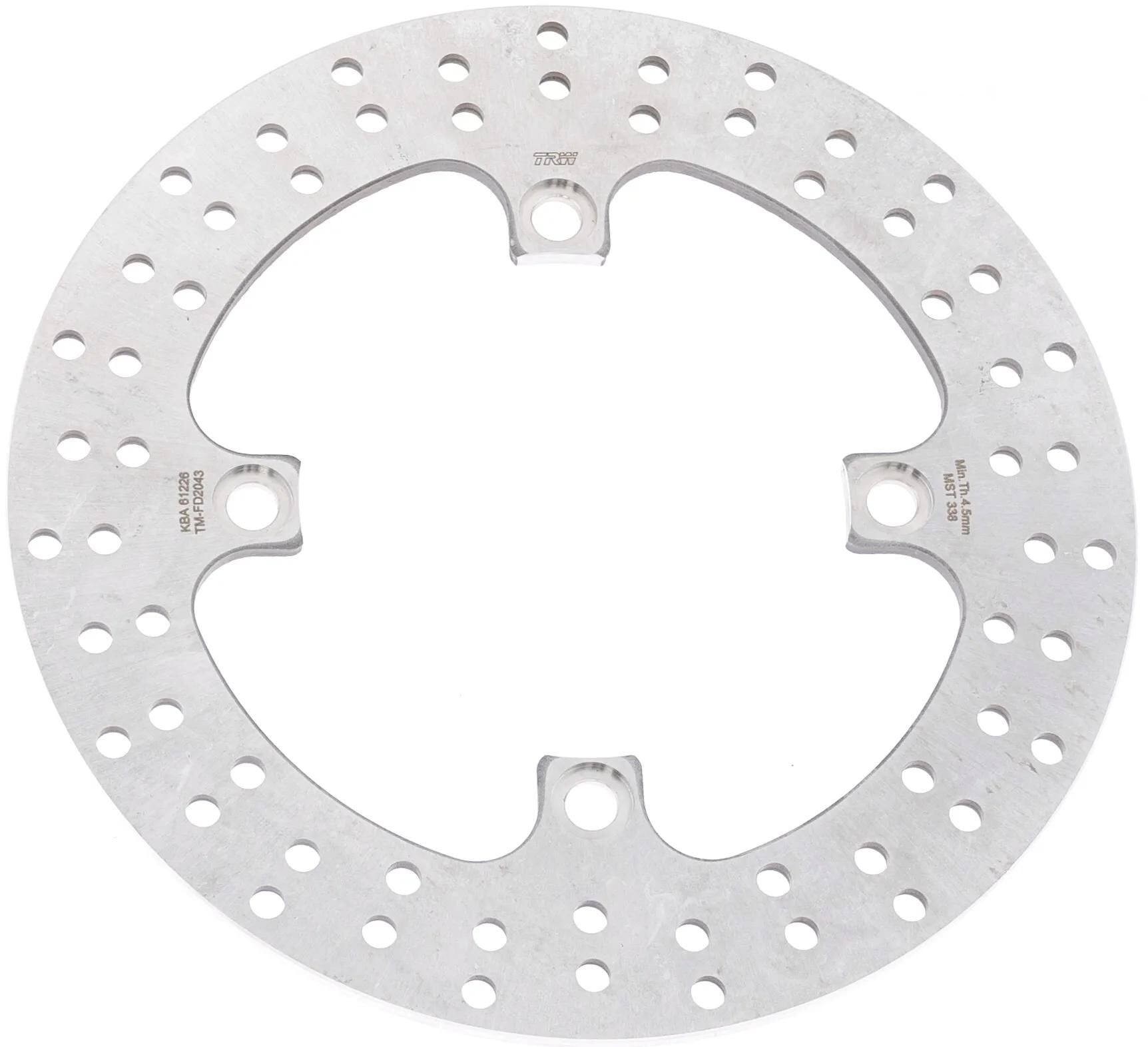 Trw bremsscheibe mst338 rotor mst338 rigid