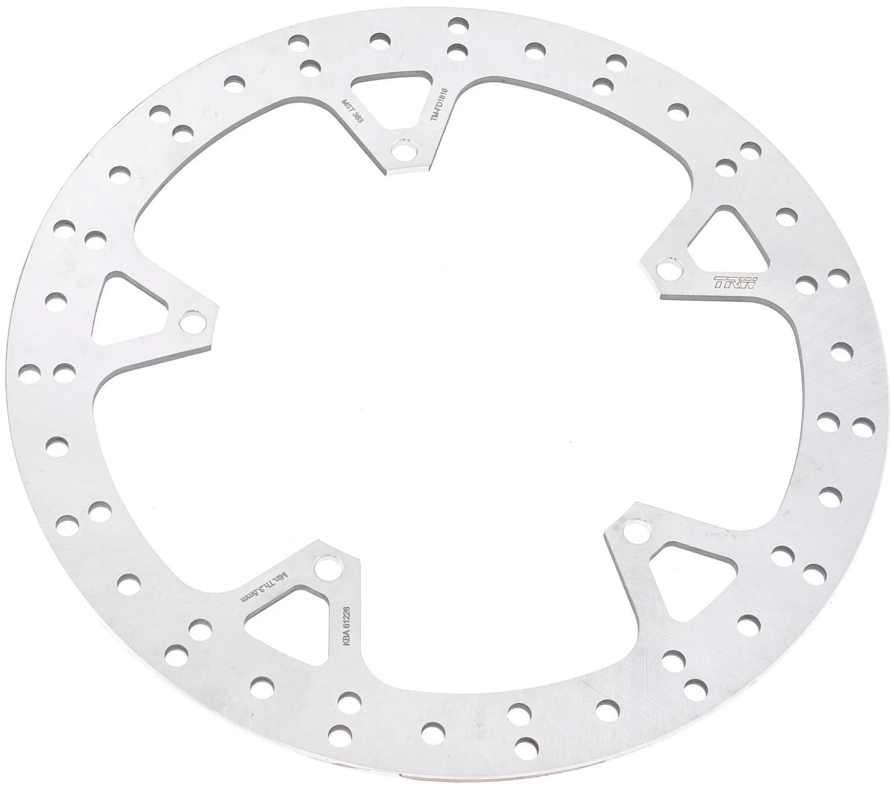 Trw bremsscheibe mst383 rotor mst383 rigid