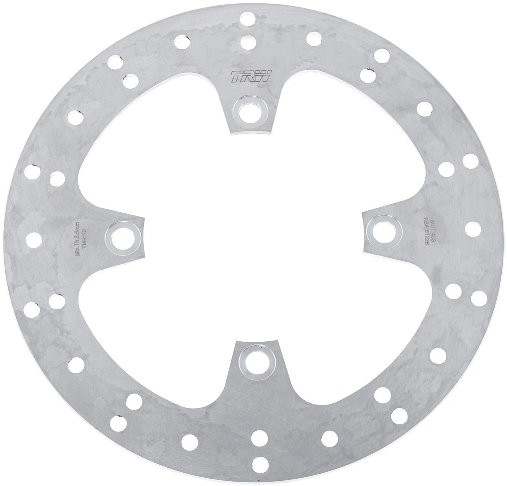 Trw bremsscheibe mst453 rotor mst453 rigid