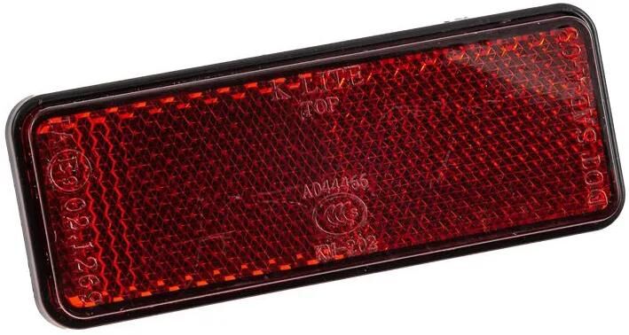Zieger reflektor adhesive reflector with thread 85x30 red