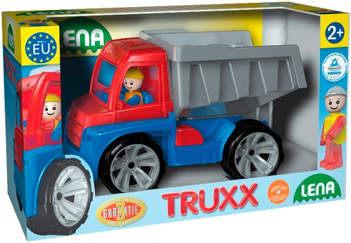 Lena vrachtwagen truxx jongens 37,6 x 21,4 cm rood blauw
