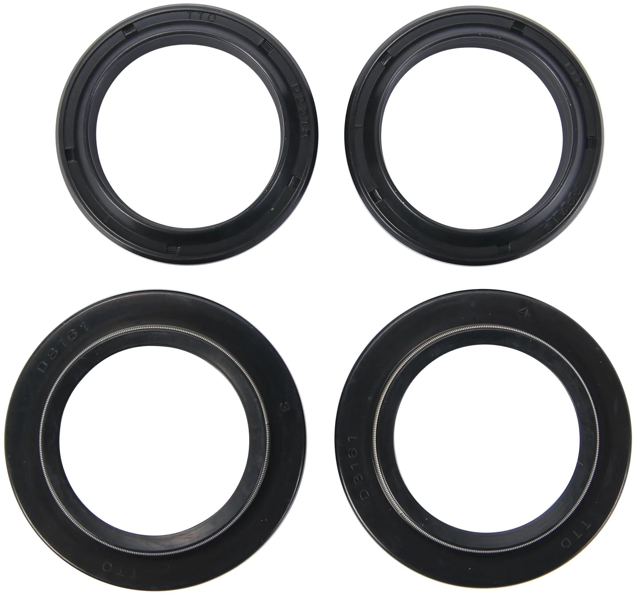 All balls racing voorvork keerring set fork seal set abr 56-127 incl. dust cap
