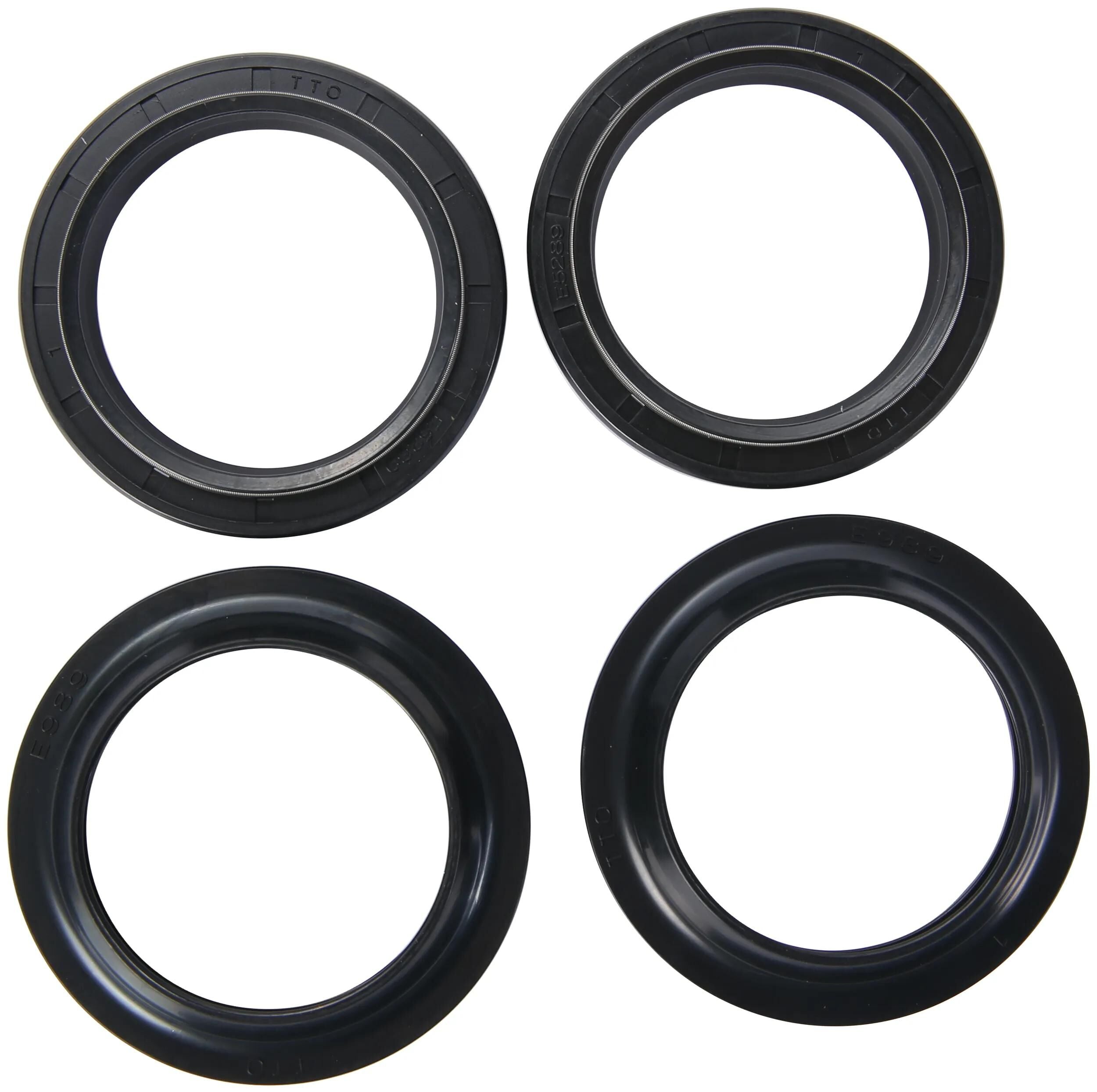 All balls racing voorvork keerring set fork seal set abr 56-162 incl. dust cap