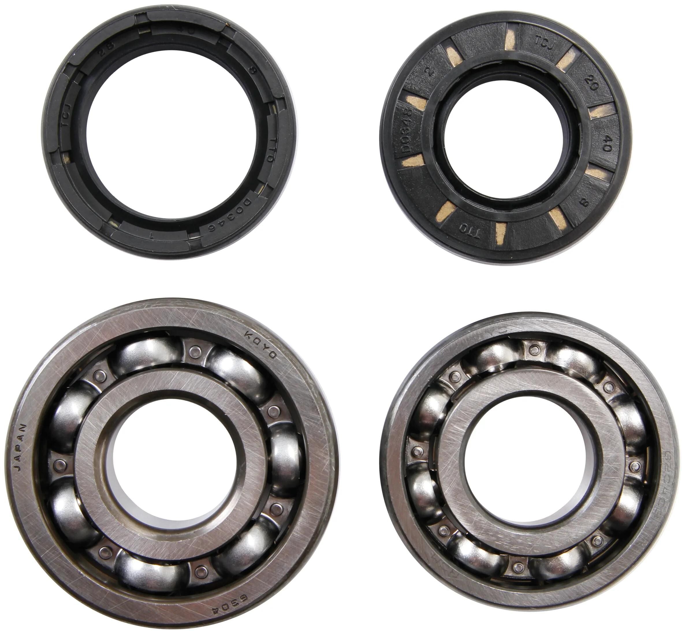All balls racing kurbelwellenlagersatz crankshaft bearing set ab 24-1023 with simmerrings