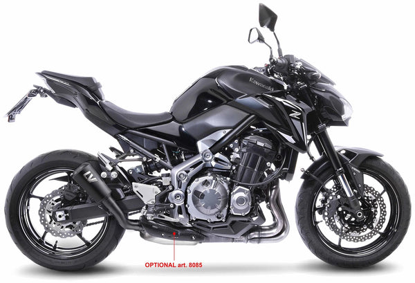 Leovince geluiddemper sbk lv-10 full black schalld leo slipon lv-10 sw