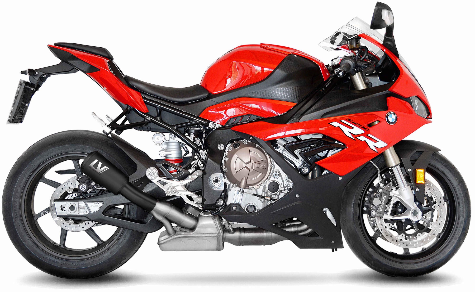 Leovince geluiddemper sbk lv-10 full black schalld leo slipon lv-10 sw