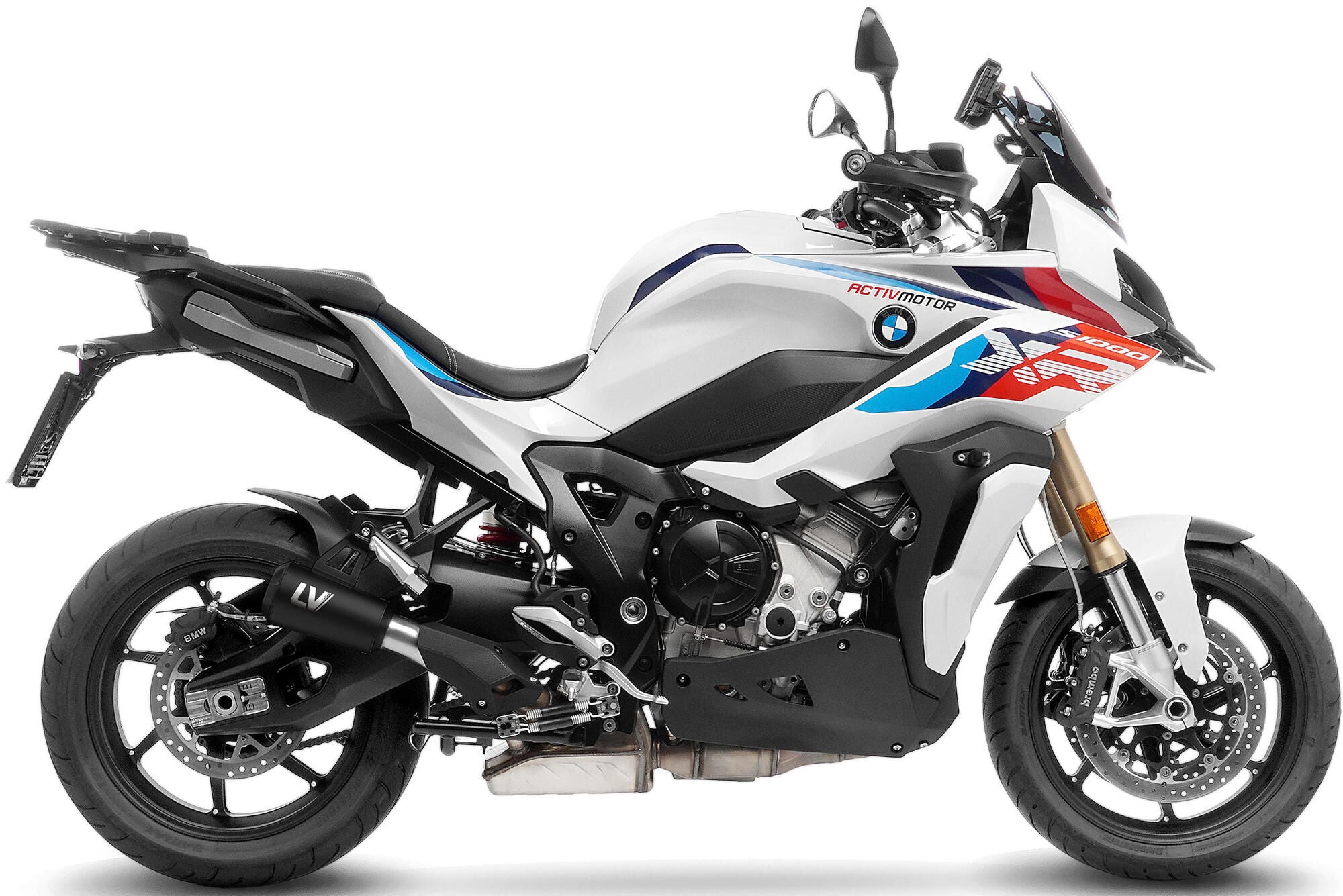 Leovince geluiddemper sbk lv-10 full black schalld leo slipon lv-10 sw