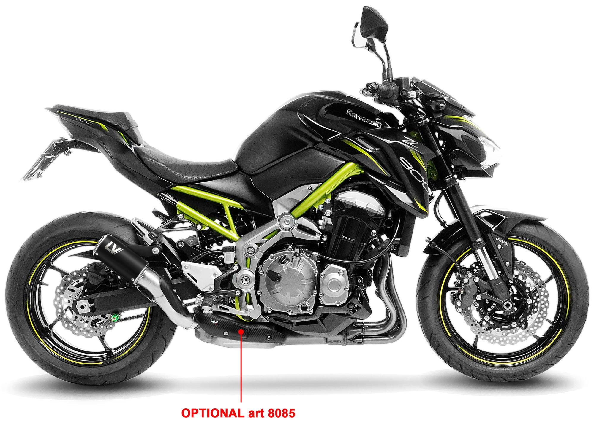 Leovince geluiddemper sbk lv corsa s black edition schalld leo slipon lv corsa s sw-si