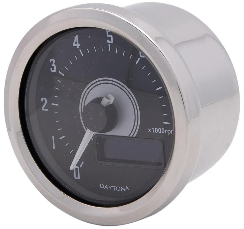 Daytona toerenteller velona 60 speed measuring device ve led white 8000 rpm