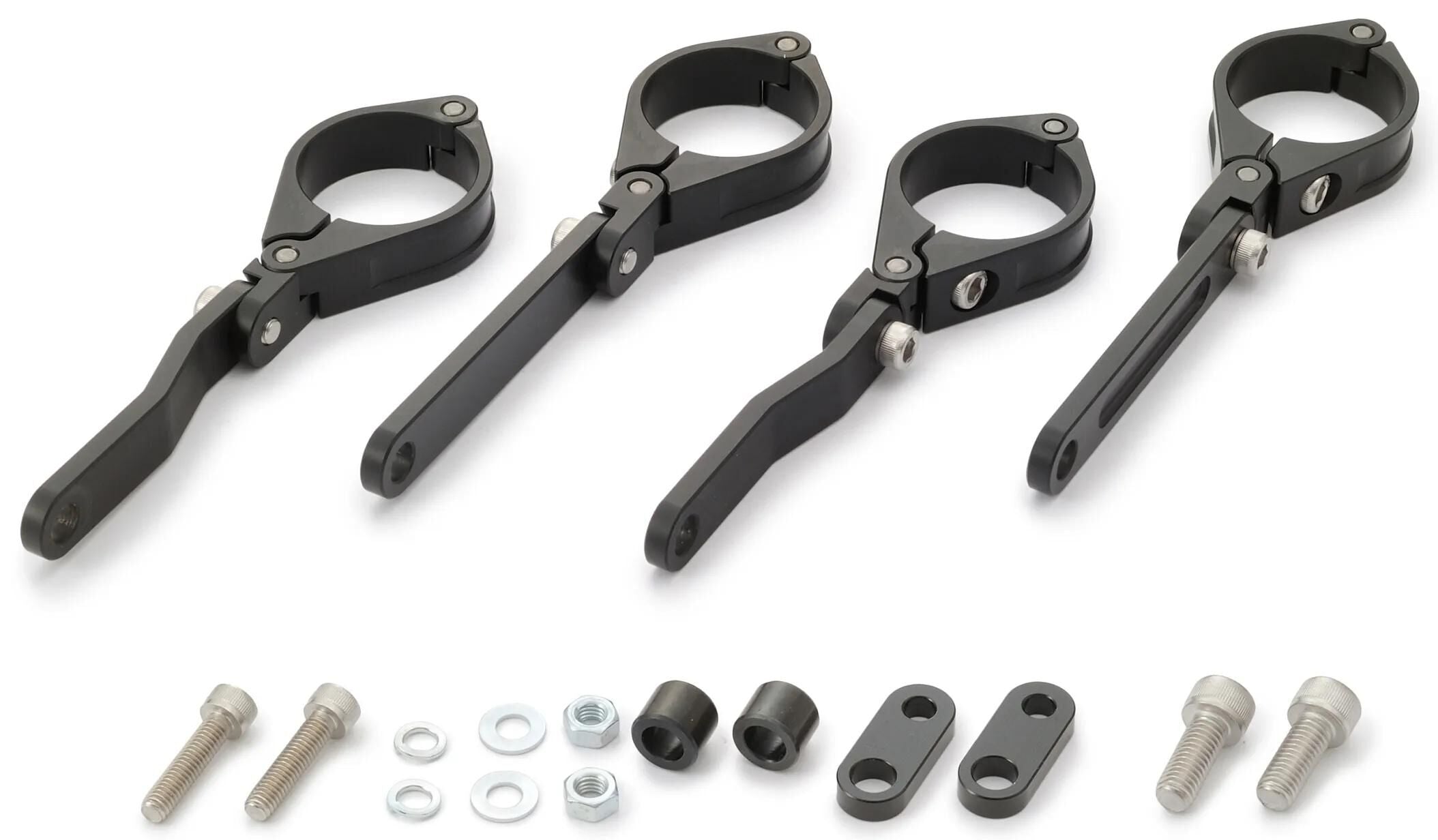 Daytona scheinwerferhalter dual-axis bracket sh. alu 39mm sw adjustable